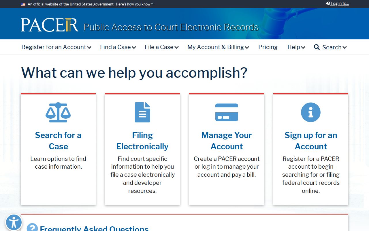 Springer criminal history and PACER federal court records